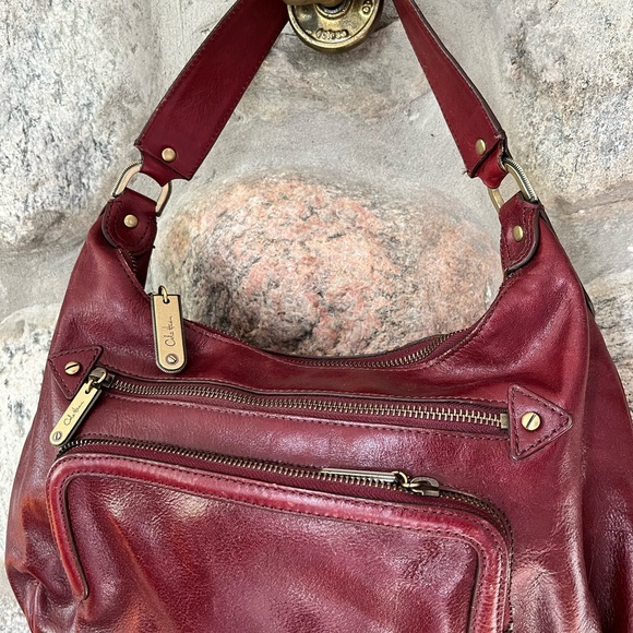Beautiful deep red leather purse with lots of pockets - Picture 9 of 16
